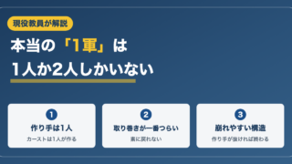 本当の1軍は1人か2人しかいない｜現役教員が見たカーストの構造 
