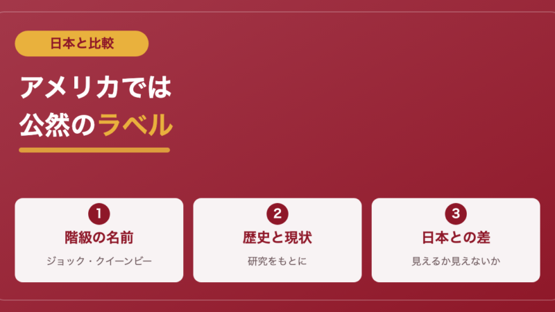 【日本と違う？】アメリカのスクールカーストを徹底解説！【その他の海外比較も】